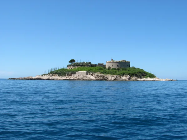 Ilha Mamula em Montenegro — Fotografia de Stock