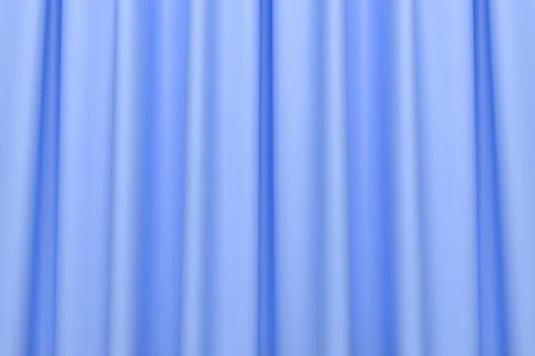 Abstract Curtain Blue Color Wavy Folds Render Curtain Hanging Close — Stock Photo, Image