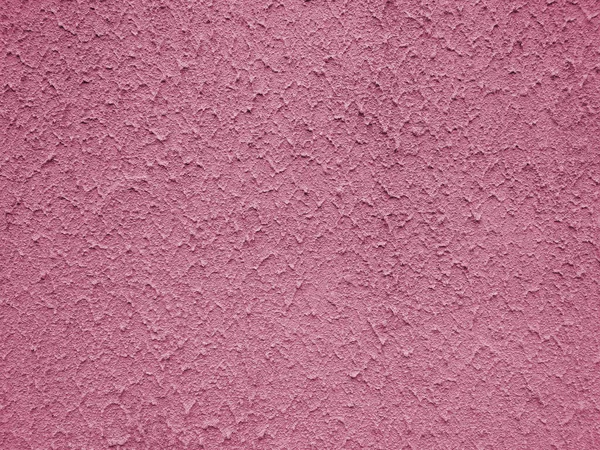 Hrubý Růžový Povrch Omítky Stěně Budovy Tektura Sádry Zblízka Růžové — Stock fotografie