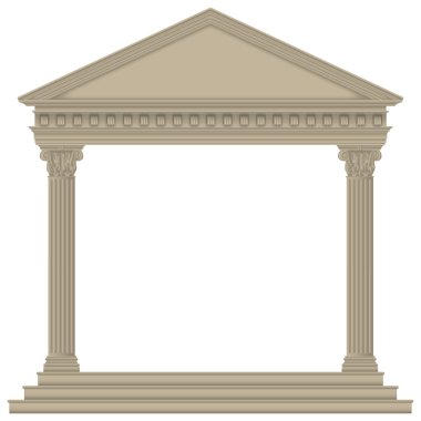 Roman/Greek Temple clipart