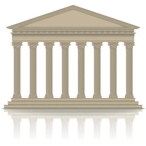 Römisch-griechisches Pantheon — Stockvektor