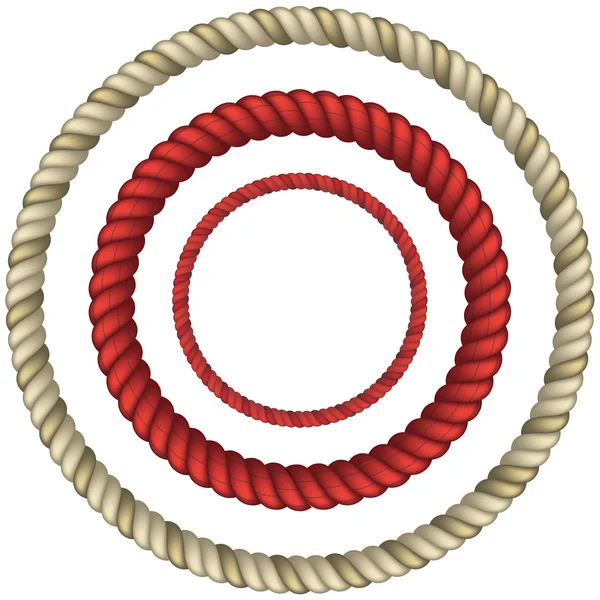 Corda circular — Vetor de Stock