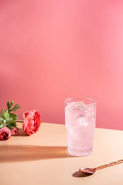 Summer refreshment pink drink