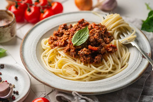 Pasta spaghetti bolognese — Stock Photo, Image