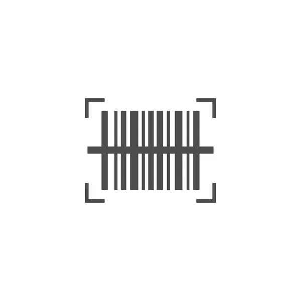 Escáner Código Barras Vector Icono Lleno Signo Plano Pictograma Sólido — Archivo Imágenes Vectoriales