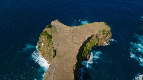 Mandalika Umgebung Meereslandschaft Luftaufnahme — Stockfoto