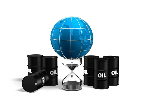 Нефтяные Баррели Нефть Топливо Нпз Иллюстрация — стоковое фото