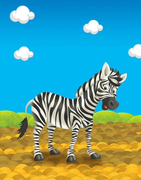 Cartoon safari - illustration för barn — Stockfoto