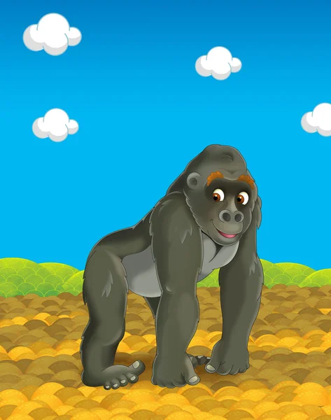 Cartoon safari - illustratie voor de kinderen — Stockfoto