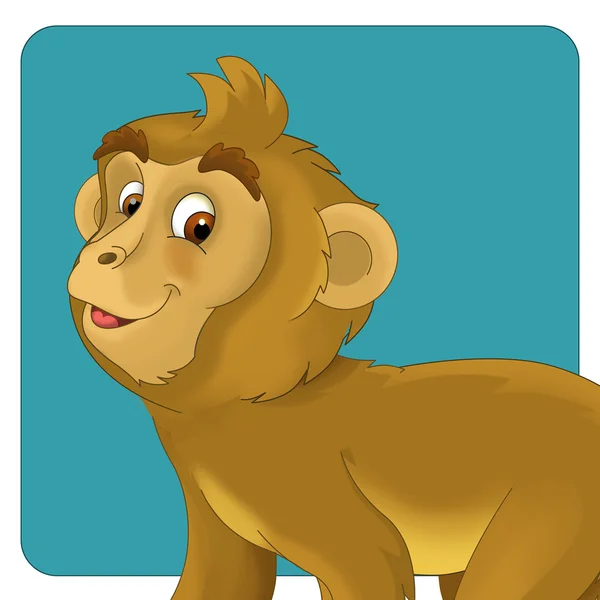 Małpa kreskówkowa — Zdjęcie stockowe
