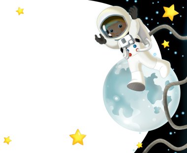 uzayda astronot oğlum