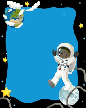 astronot çocuk alanı çerçevesinde