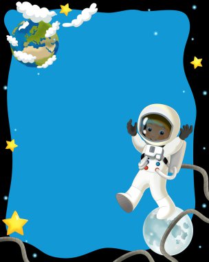 astronot çocuk alanı çerçevesinde