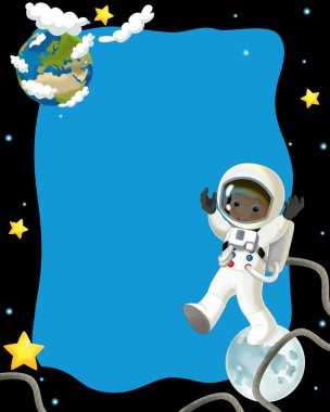 astronot çocuk alanı çerçevesinde