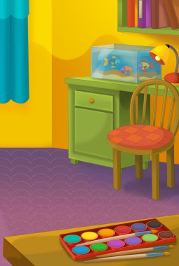 Karikatür hayvan Oda