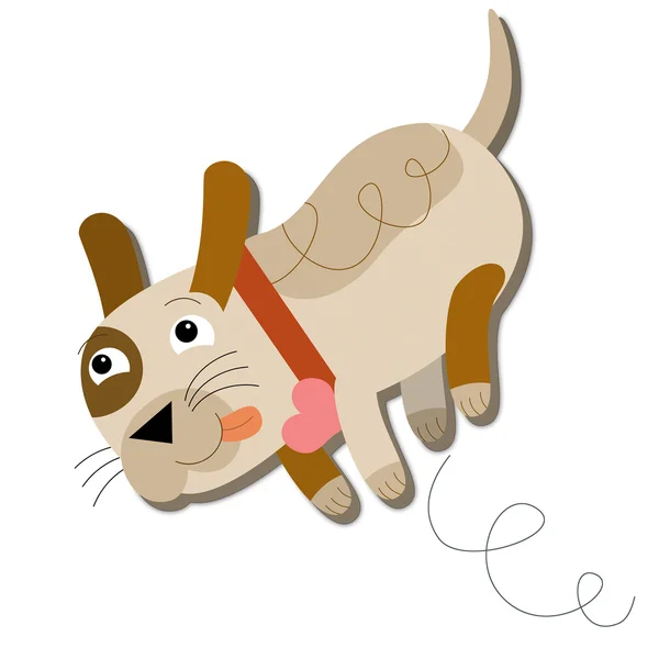 Tecknade hunden — Stockfoto