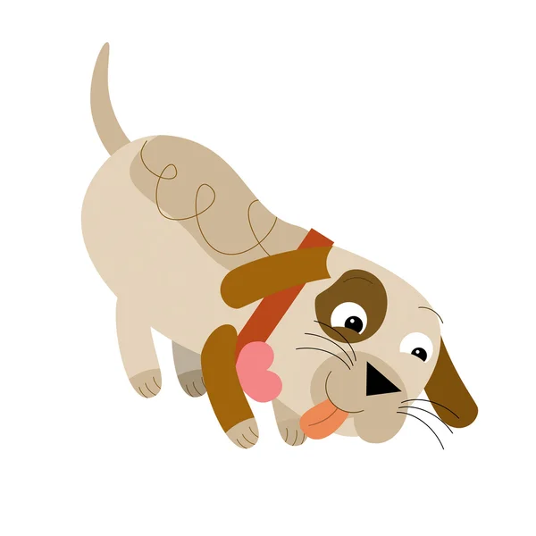 Kreslený pes — Stock fotografie