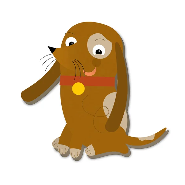 De cartoon hond — Stockfoto