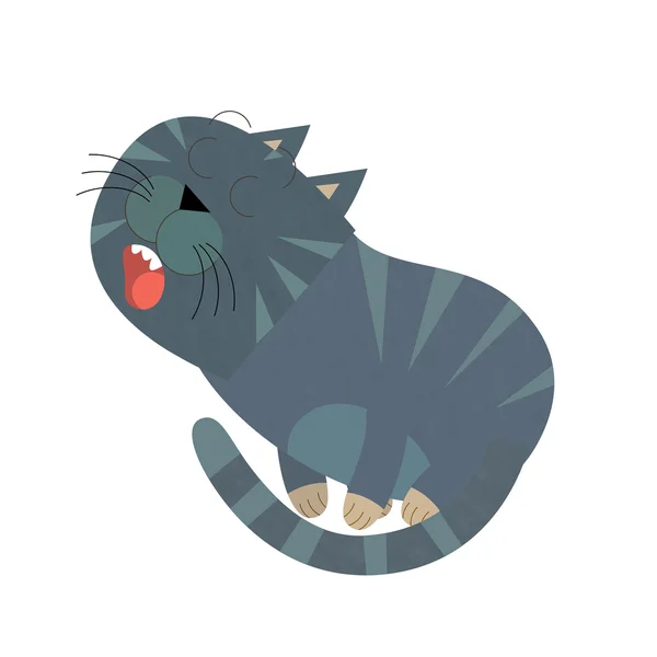 O gato dos desenhos animados — Fotografia de Stock