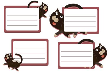 Etiket metni için bir yer ile