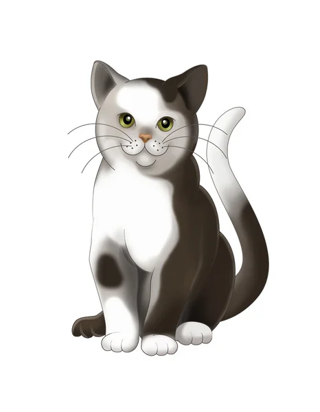 The cartoon cat — Stock Photo, Image