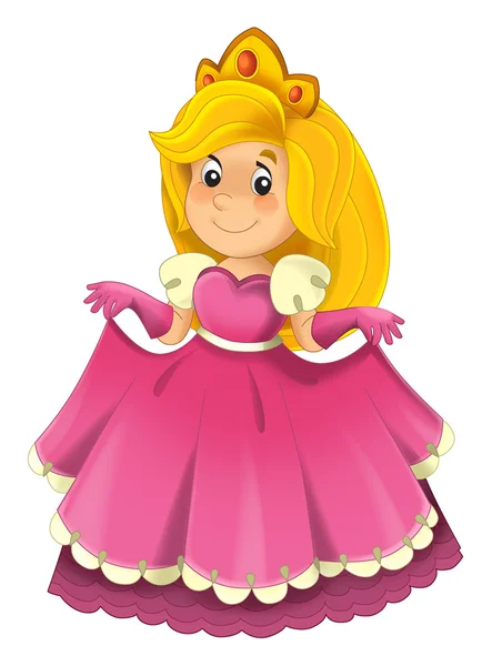 Cartoon prinsessan — Stockfoto