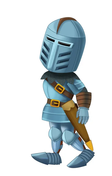 The cartoon knight — Stock Photo, Image