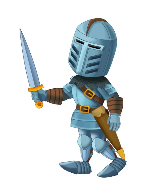 The cartoon knight — Stock Photo, Image