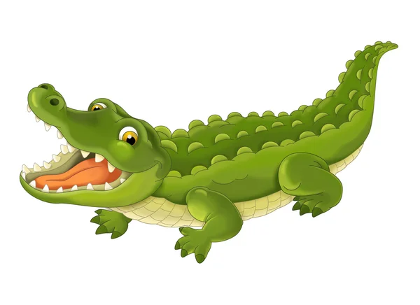 Kreskówka aligator - ilustracja dla dzieci — Zdjęcie stockowe