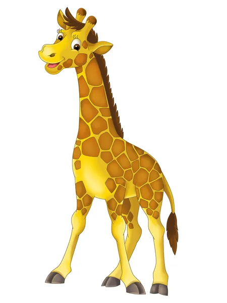 Cartoon giraffe - illustration for the children — Stock Photo, Image