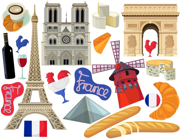 France elements — Stock Photo, Image