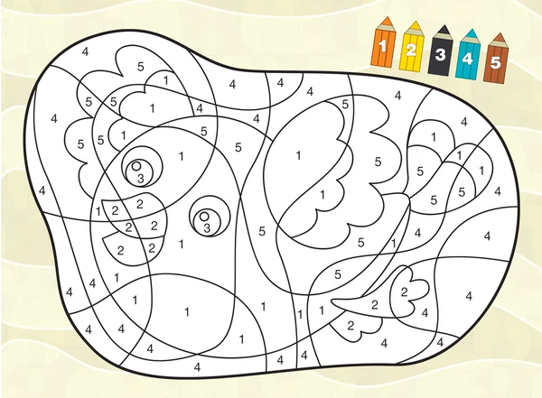 Cheerful bird coloring page Stock Photos, Royalty Free Cheerful bird