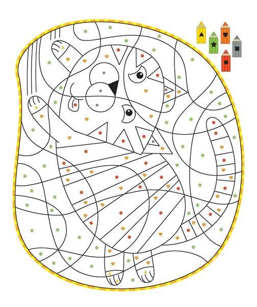 kedi boyama sayfası