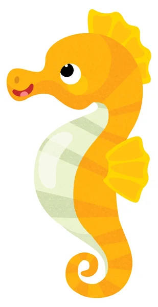 Seahorse yellow — Stock Photo, Image