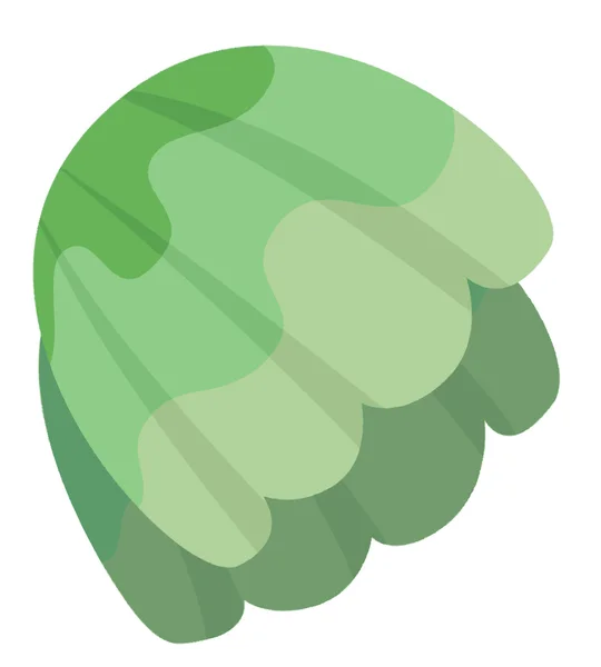 Зелений медузи — стокове фото
