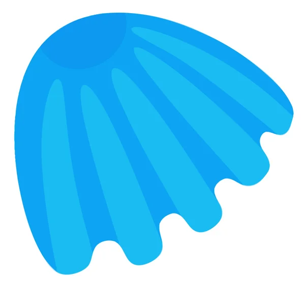 Blue seashell — Stock Photo, Image