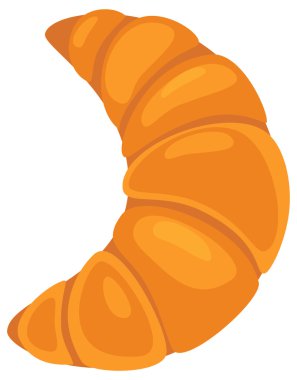 Cartoon gıda - kruvasan