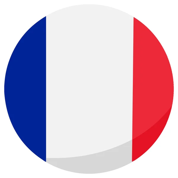 Cartoon  French flag — Stock Photo, Image