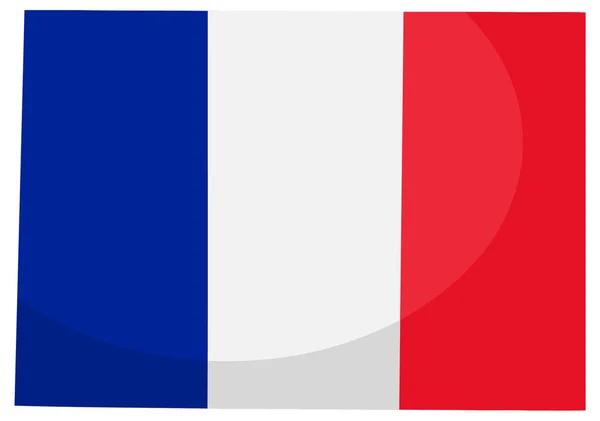 Dessin animé drapeau français — Photo