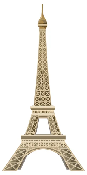 Cartoon architecture - Eiffel Tower — Stock Photo, Image