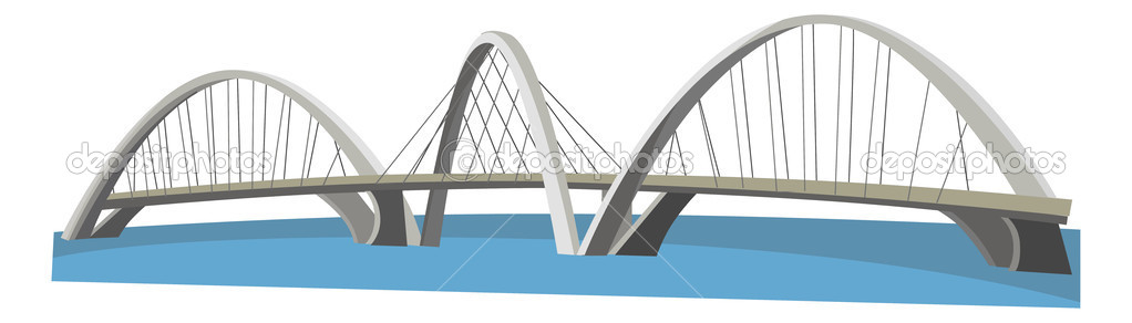 Cartoon bridge