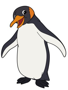 karikatür penguen