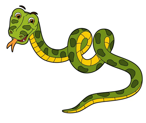 漫画のヘビ — ストック写真