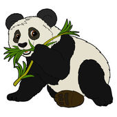 Cartoon panda