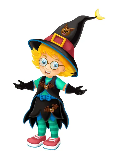 Cartoon witch — Stock Photo, Image