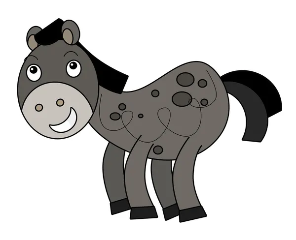 Cartoon horse — Zdjęcie stockowe