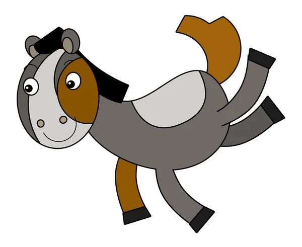 Cartoon horse — Zdjęcie stockowe