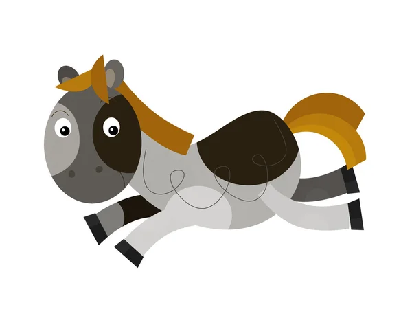 Cartoon paard — Stockfoto