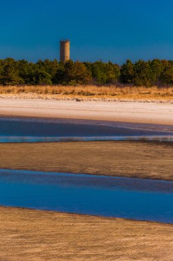 II. Dünya Savaşı gözcü Kulesi ve cape henlopen state Park beach