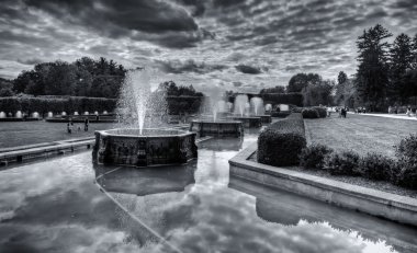 Fountains at longwood bahçeleri, pennsylvania.